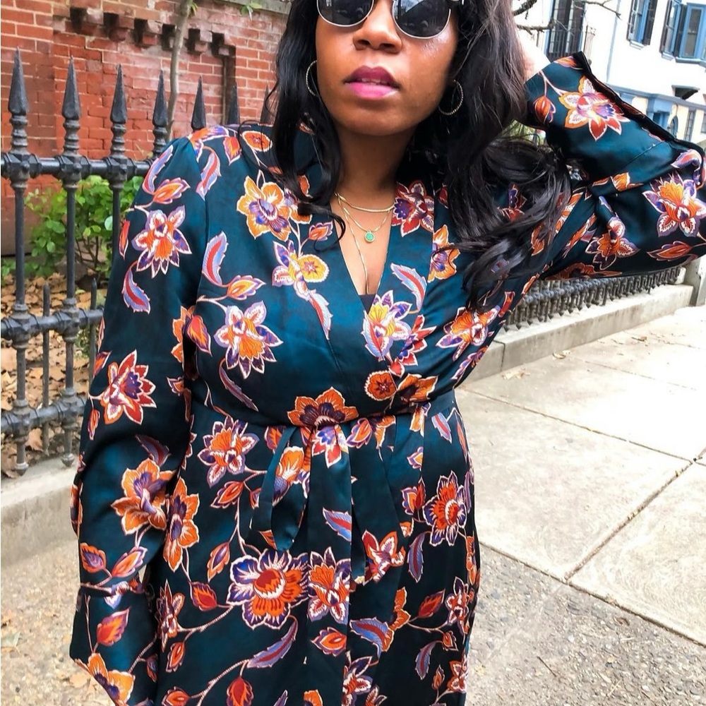 Bcbg Pattern Wrap Dress - image 2